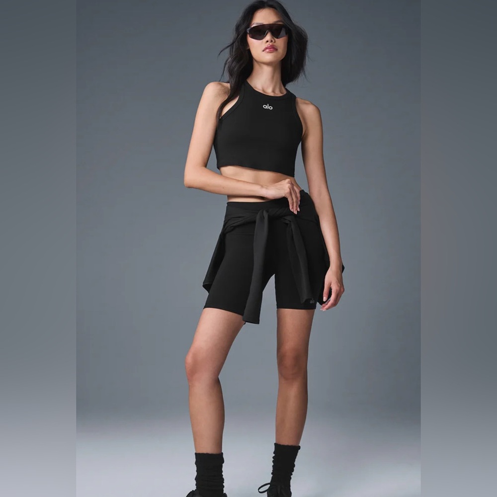 Alo Yoga high waisted biker shorts NWOT